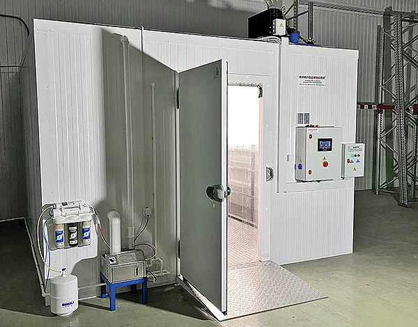 Камера типа «тепло-холод-влага» с рабочим объёмом 29 м3