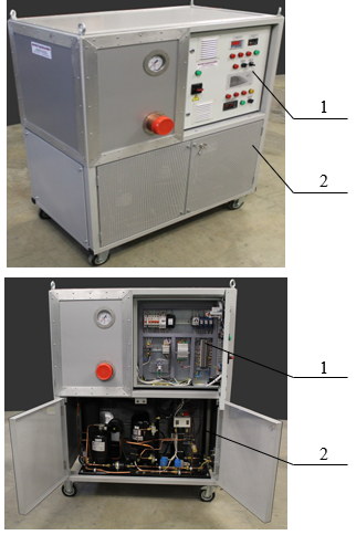 Общий вид установки подготовки и подачи термостатирующего воздуха УВТ-FCA-5-TAG