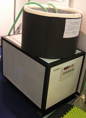 Специалистами компании ФРИГОДИЗАЙН разработана холодильная установка для получения ледяной воды в пластинчатом теплообменнике при непосредственном кипении хладагента внутри теплообменника