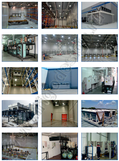 Изготовление, монтаж и пусконаладка систем холодоснабжения складских логистических терминалов