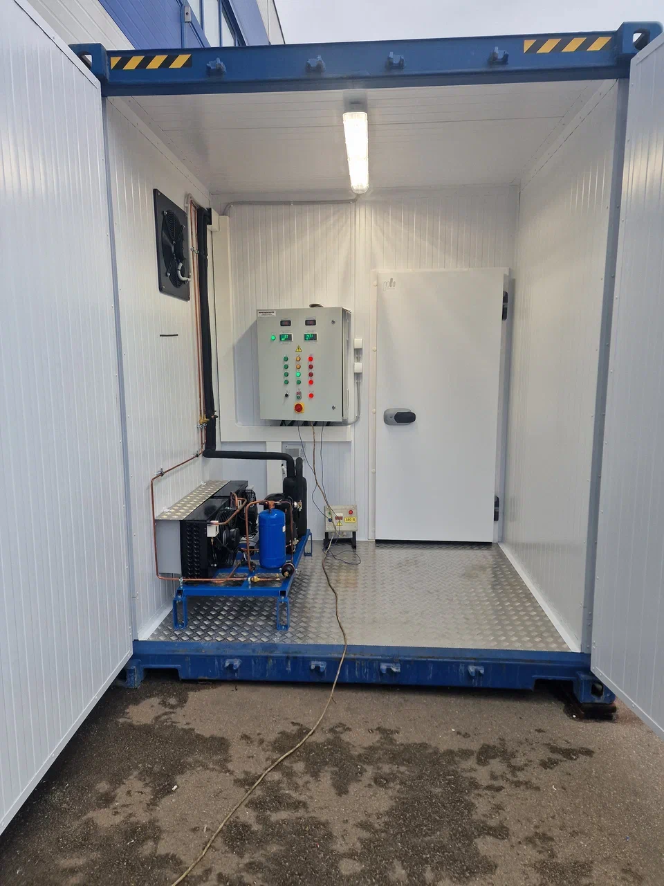Машинное отделение климатической испытательной камеры