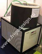 Холодильная установка на базе агрегата L‘UNITE HERMETIQUE и пластинчатого теплообменника 