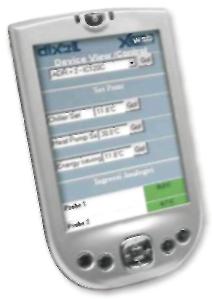 Связь через palmtop (PDA) c сервером XWEB500
