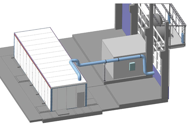 Теплоизолированный трубопровод для удаления газообразного азота из климатической камеры Теплоизолированный трубопровод для удаления газообразного азота из климатической камеры
