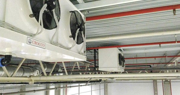 Воздухоохладители морозильных камер перерабатывающего цеха Фото воздухоохладители морозильных камер перерабатывающего цеха