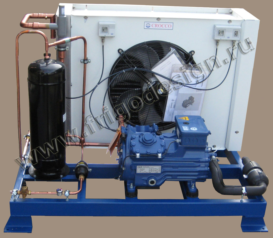 Холодильный компрессорно-ресиверный или компрессорно-конденсаторный агрегат