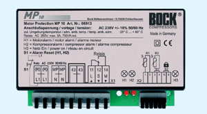 Электронный блок защиты поршневых полугерметичных компрессоров Bock MP10
