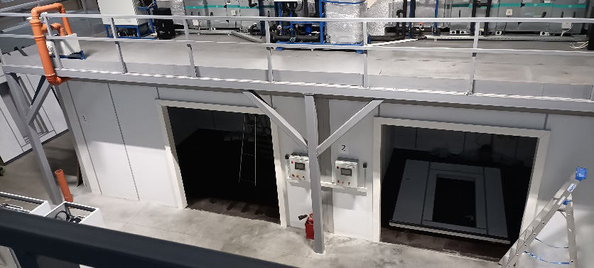 Испытательные климатические камеры температура влажность Четыре крупногабаритных климатических камеры