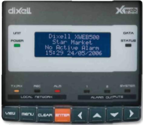 Яркий, удобочитаемый темно-синий дисплей XWEB500 Яркий, удобочитаемый темно-синий дисплей XWEB500